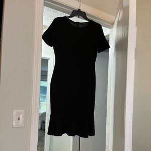 Black dress body hugging